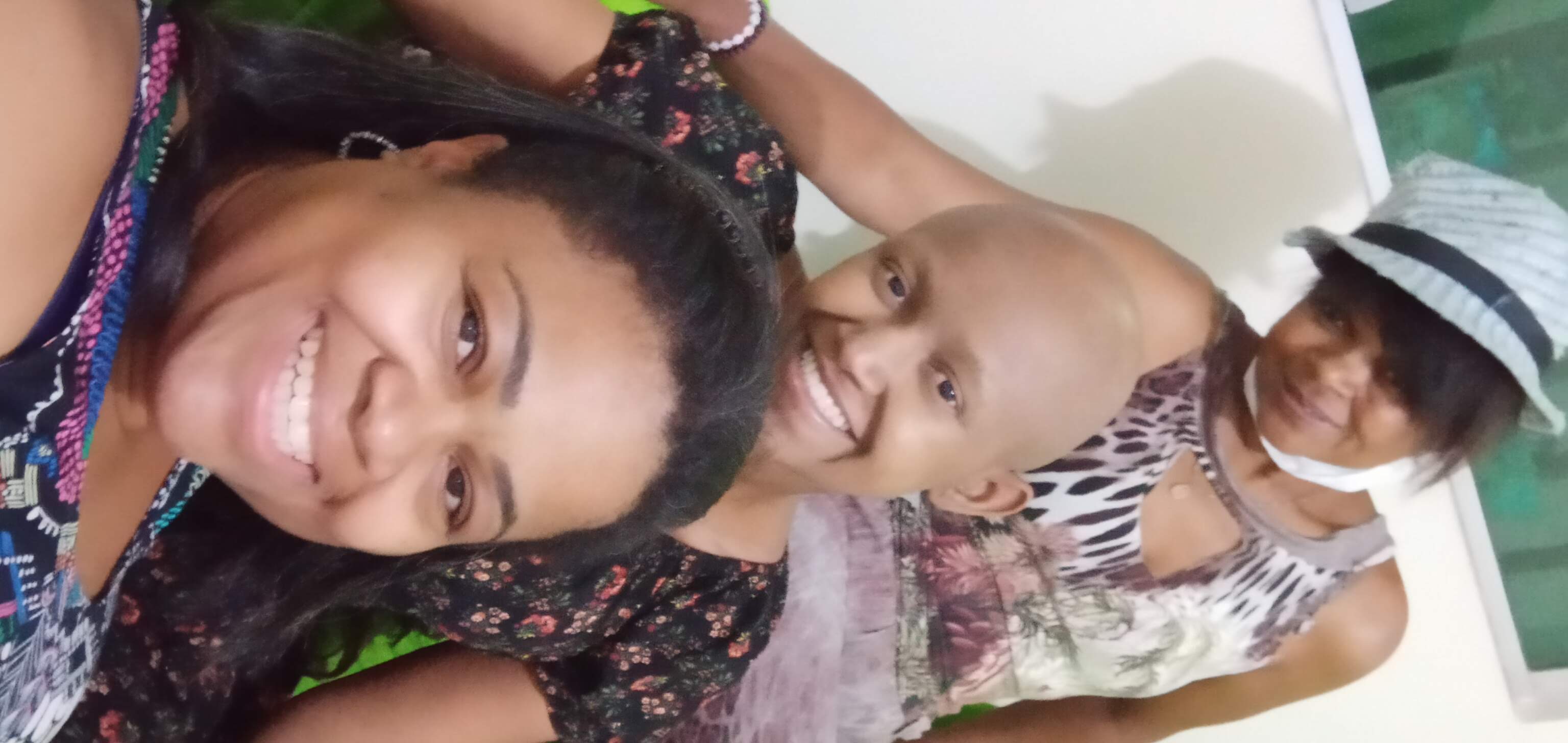 Momento feliz na associação